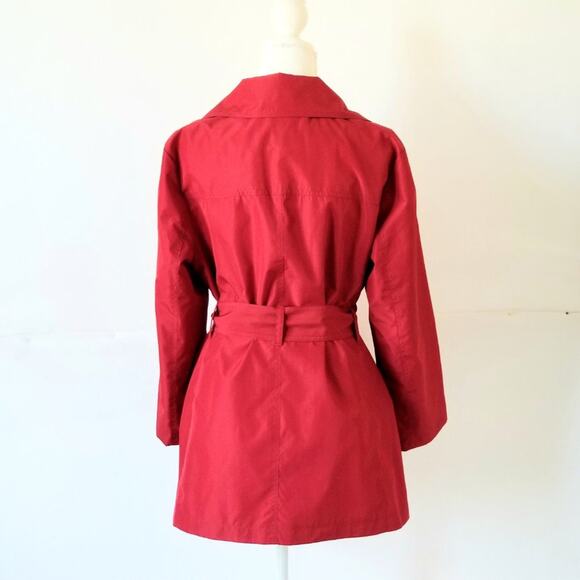 COVINGTON Outerwear Red Taffeta Classic - Size L - Picture 2 of 10
